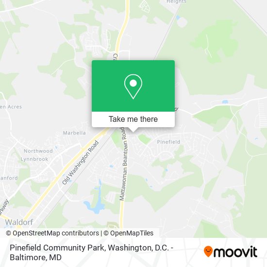 Pinefield Community Park map