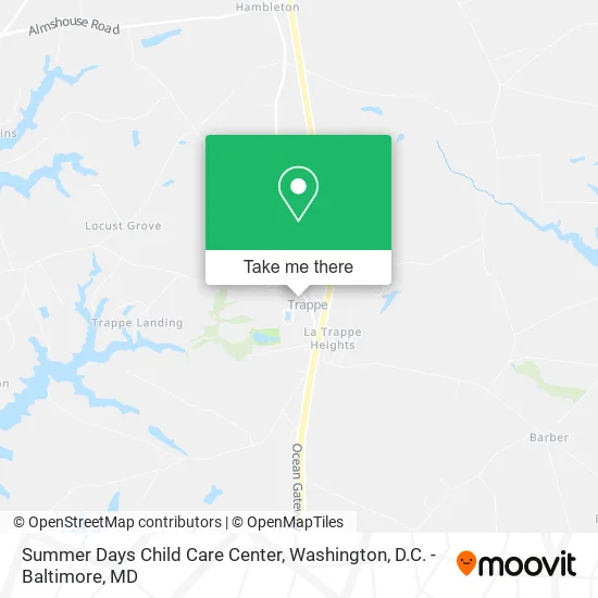 Summer Days Child Care Center map
