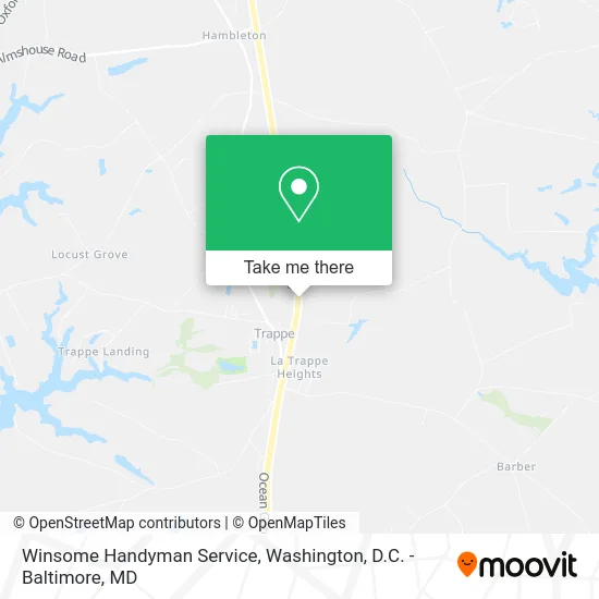 Winsome Handyman Service map
