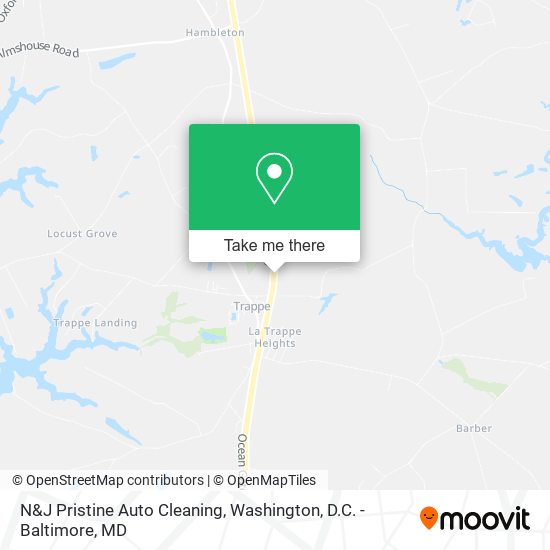 Mapa de N&J Pristine Auto Cleaning