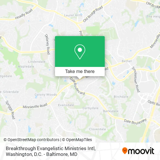 Mapa de Breakthrough Evangelistic Ministries Intl