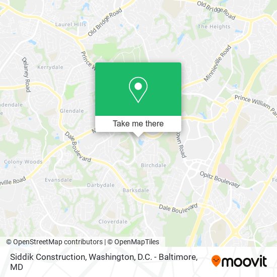 Mapa de Siddik Construction