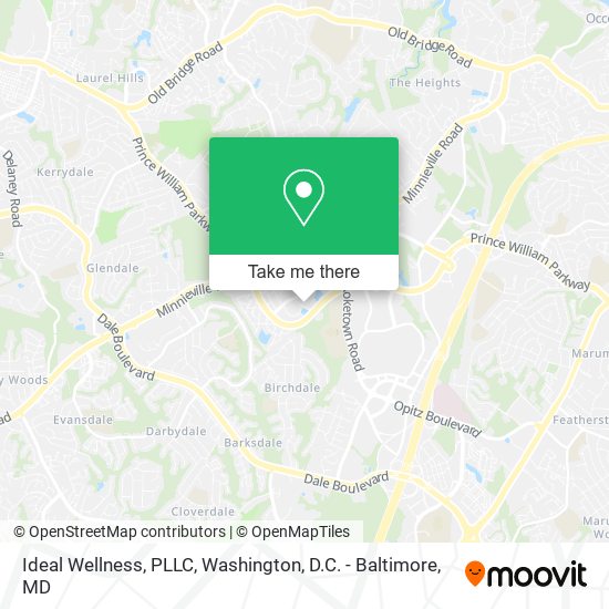 Mapa de Ideal Wellness, PLLC