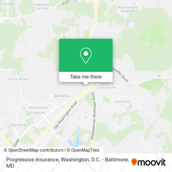 Progressive Insurance map