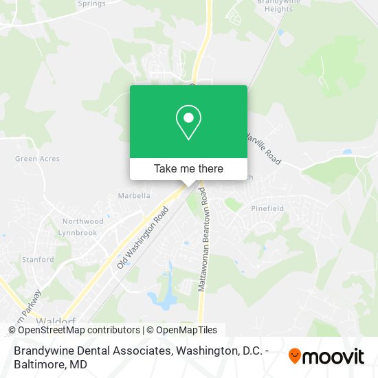 Brandywine Dental Associates map