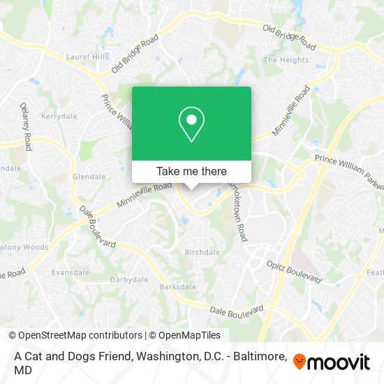 A Cat and Dogs Friend map