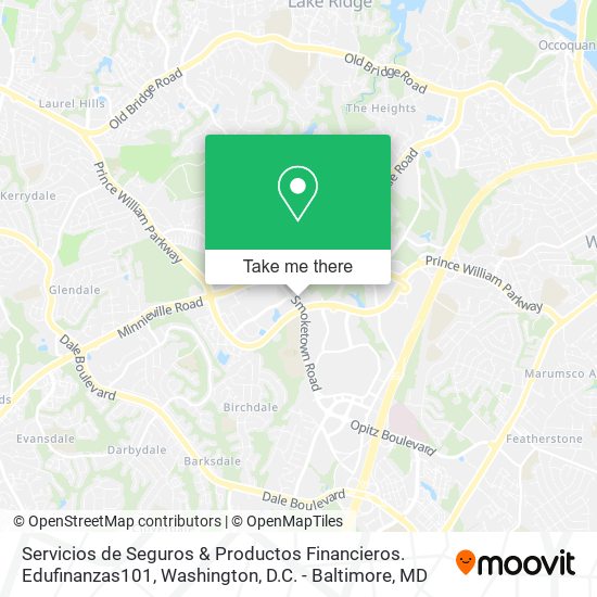 Servicios de Seguros & Productos Financieros. Edufinanzas101 map