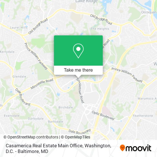 Casamerica Real Estate Main Office map