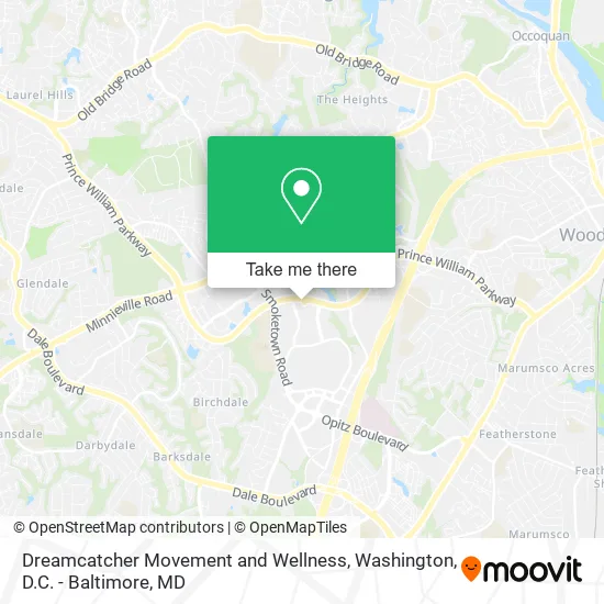 Dreamcatcher Movement and Wellness map