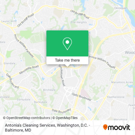 Mapa de Antonia's Cleaning Services