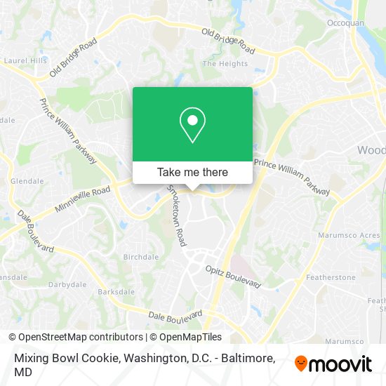 Mapa de Mixing Bowl Cookie