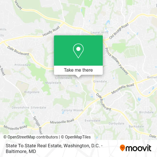 State To State Real Estate map