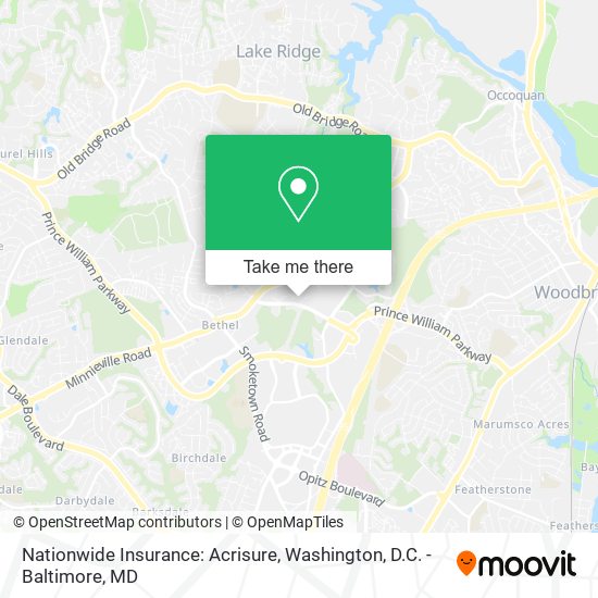 Nationwide Insurance: Acrisure map