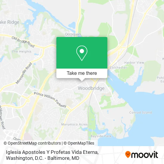 Iglesia Apostoles Y Profetas Vida Eterna map