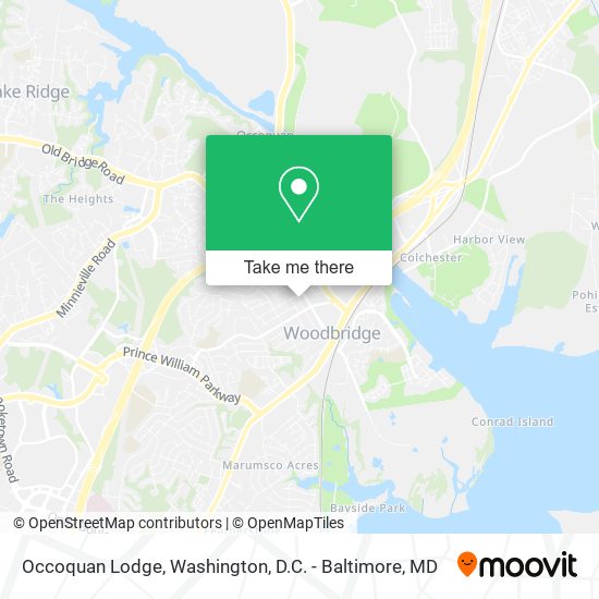 Mapa de Occoquan Lodge