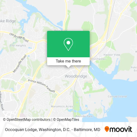 Occoquan Lodge map