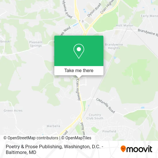 Poetry & Prose Publishing map