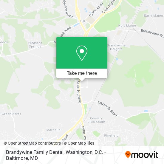 Mapa de Brandywine Family Dental