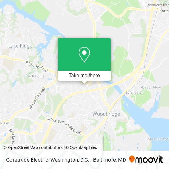 Mapa de Coretrade Electric