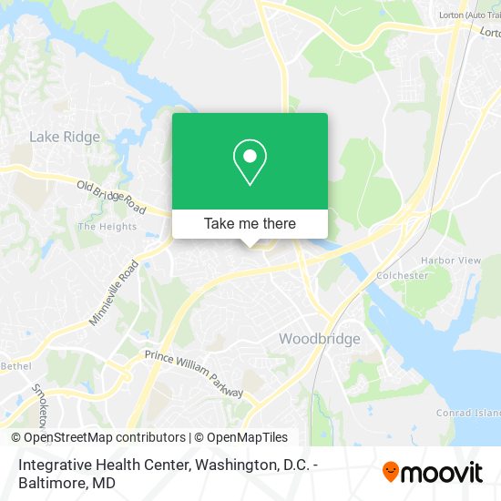 Integrative Health Center map