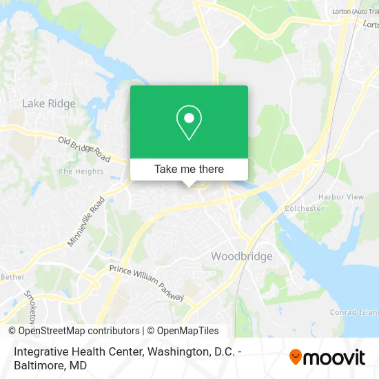 Integrative Health Center map