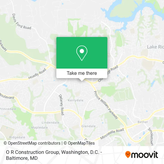 O R Construction Group map