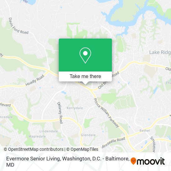 Mapa de Evermore Senior Living