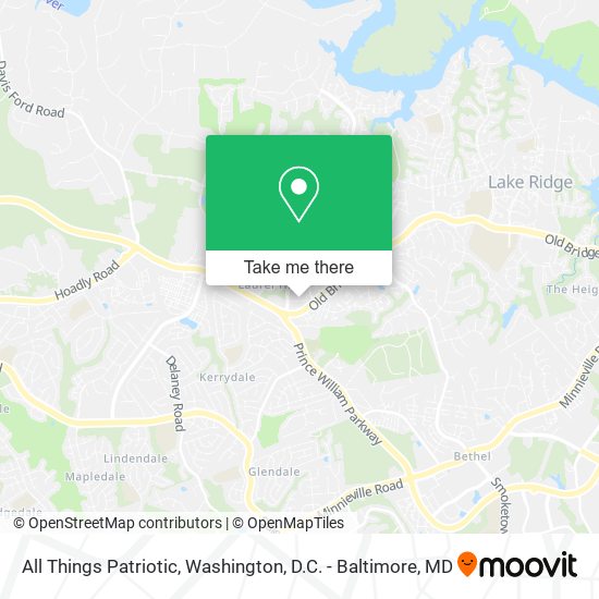 All Things Patriotic map