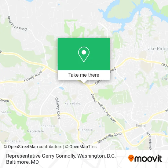 Representative Gerry Connolly map