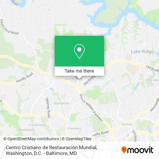 Centro Cristiano de Restauración Mundial map