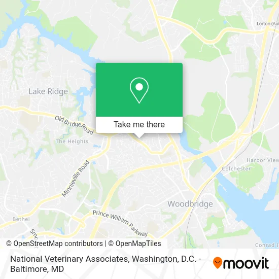 National Veterinary Associates map