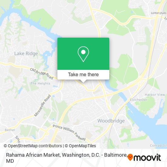 Mapa de Rahama African Market