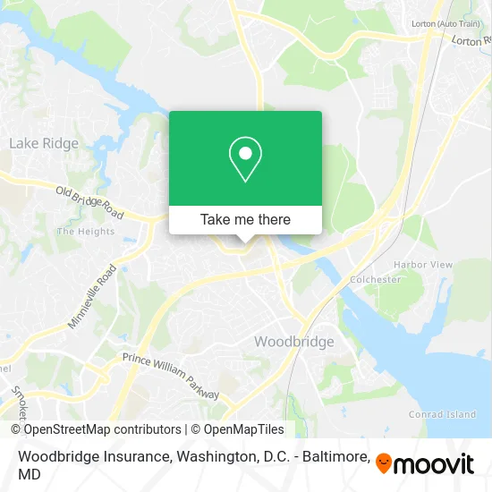 Woodbridge Insurance map