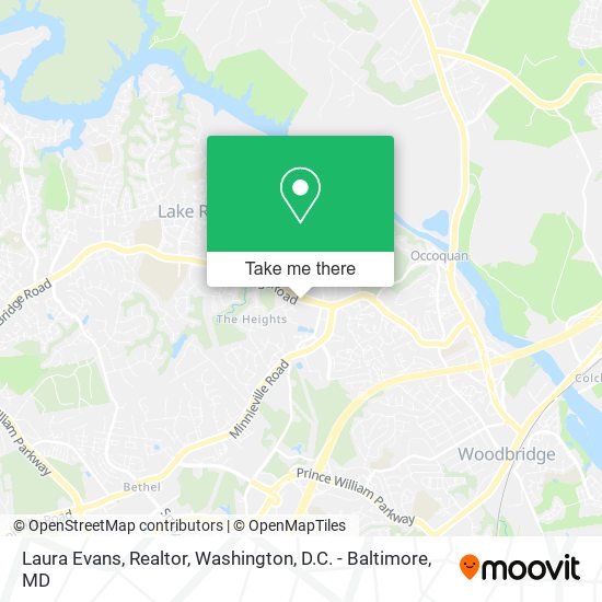 Laura Evans, Realtor map