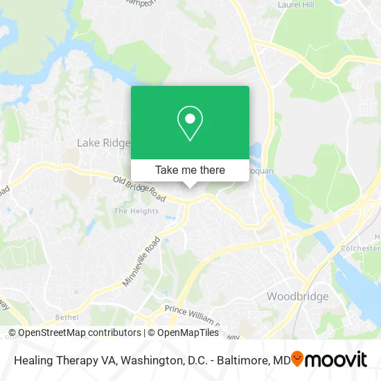 Healing Therapy VA map