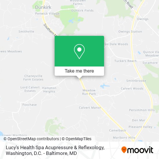 Lucy's Health Spa Acupressure & Reflexology map