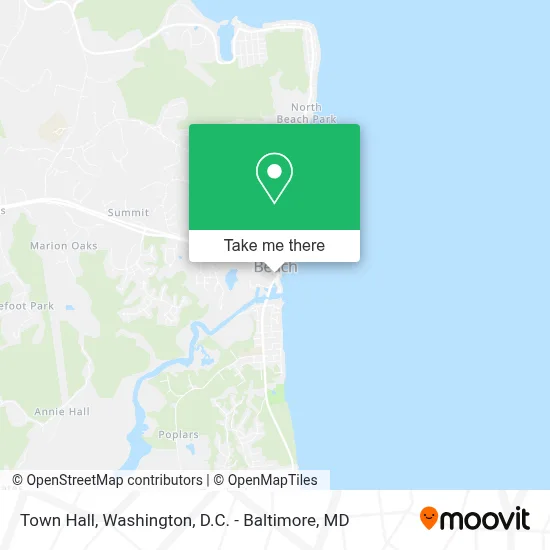 Town Hall map