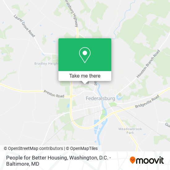 Mapa de People for Better Housing