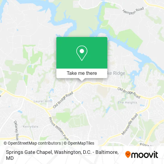 Springs Gate Chapel map