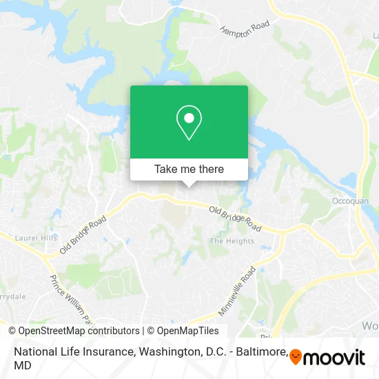 National Life Insurance map