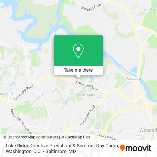 Mapa de Lake Ridge Creative Preschool & Summer Day Camp