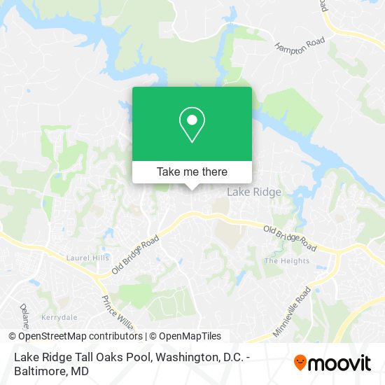 Mapa de Lake Ridge Tall Oaks Pool