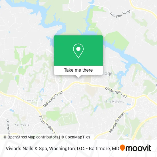 Vivian's Nails & Spa map