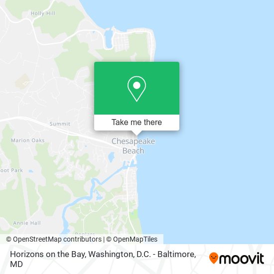 Horizons on the Bay map