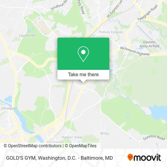 GOLD'S GYM map