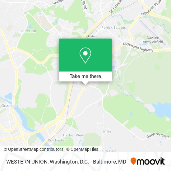 WESTERN UNION map