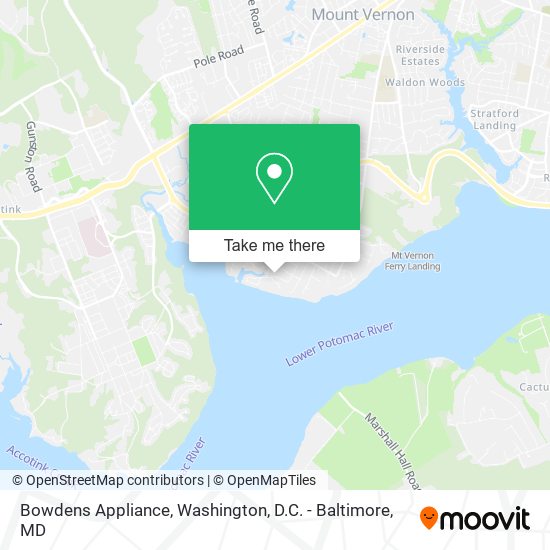 Mapa de Bowdens Appliance
