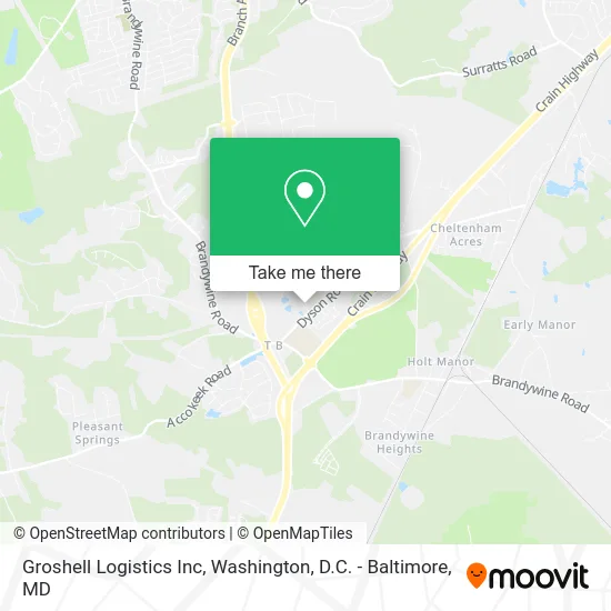 Groshell Logistics Inc map