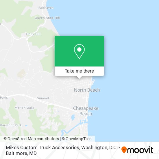 Mapa de Mikes Custom Truck Accessories