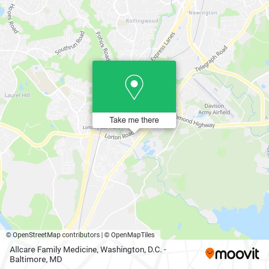 Allcare Family Medicine map